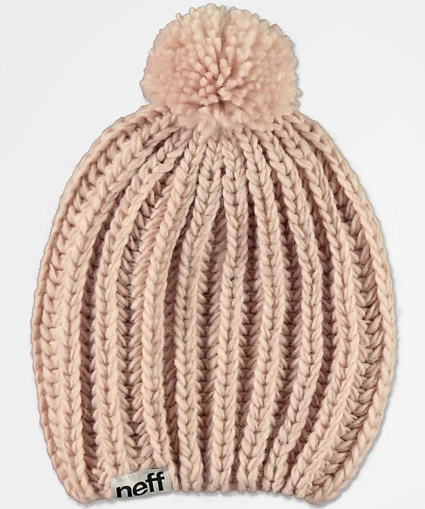 Neff Pom Beanie - Pale Pink
